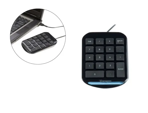 Imagen Teclado numerico targus akp10eu usb color negro