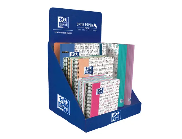 Imagen Expositor cuadernos espiral oxford funny trend 5 europeanbook4 + 5 europeanbook5 + 6