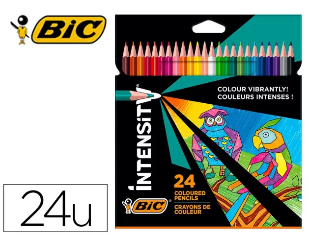 Imagen Lapices de colores color up caja de 24 unidades colores surtidos