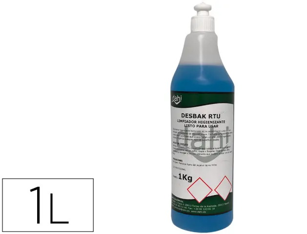Imagen Limpiador bactericida desbakazul sin aclarado botella 1 litro