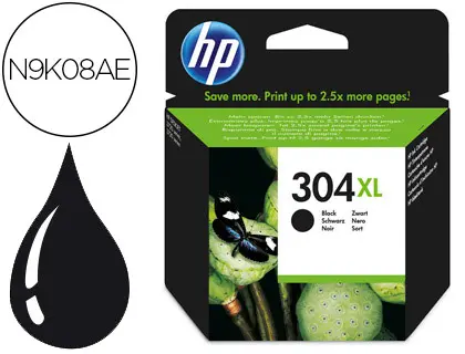 Imagen Ink-jet hp 304xl deskjet 3000 / 3720 / 3730 negro 300 paginas