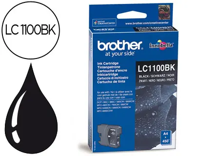 Imagen INK JET ORIG. BROTHER LC1100 BK