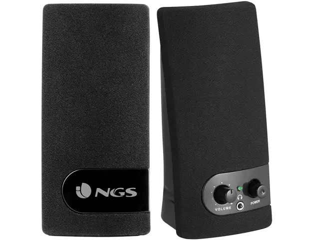 Imagen Altavoz ngs multimedia 2.0 rms 2w alimentacion usb con interruptor volumen color negro