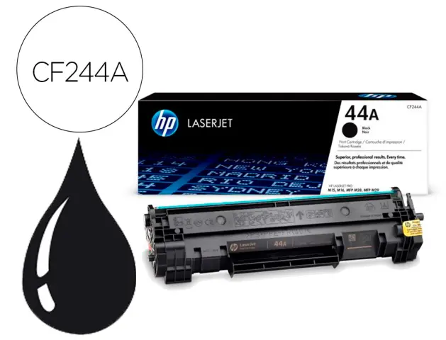 Imagen Toner hp 44a negro original /1.000 paginas m15a, m15w, mfp m28a, mfp m28w