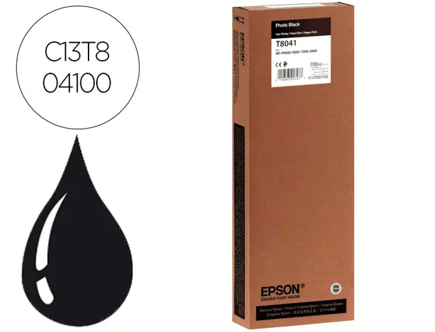 Imagen Ink-jet epson gf surecolor serie sc-p negro photo ultrachrome hdx/hd 700ml