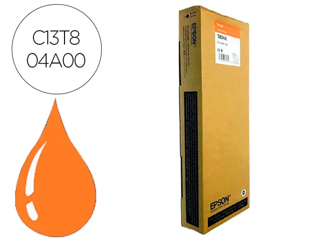 Imagen Ink-jet epson gf surecolor serie sc-p naranja ultrachrome hdx/hd 700ml