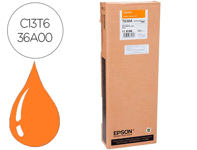 Imagen Ink-jet epson gf stylus photo 7900/9900 naranja