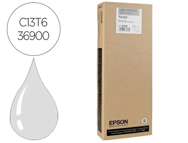 Imagen Ink-jet epson gf stylus photo 7900/9900 gris claro alta capacidad