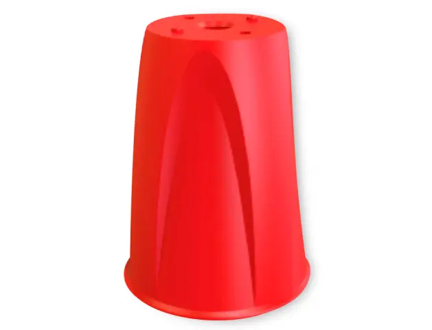 Imagen Adaptador para cono faru rojo alto 120 mm diametro 90 mm