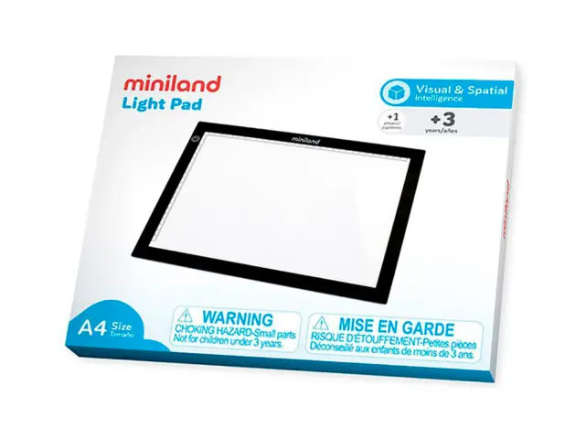 Imagen Mesa de luz miniland ligera y comoda de transportar a cualquier lugar formato a4