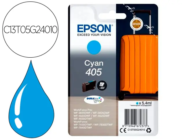 Imagen Ink-jet epson 405 wf-3820dwf / wf-4820dwf / wf-7830dtwf / wf-7840dtwf cian