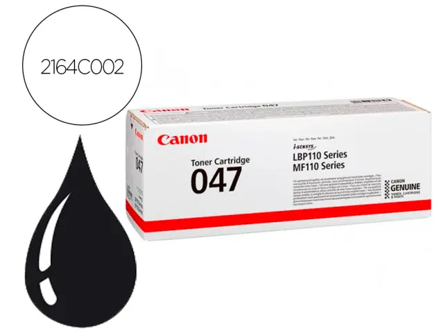 Imagen Toner canon 047 1600p isensys lbp112 negro