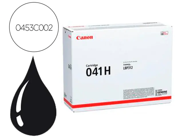 Imagen Toner canon 041h crg041bk lbp312 lbp310