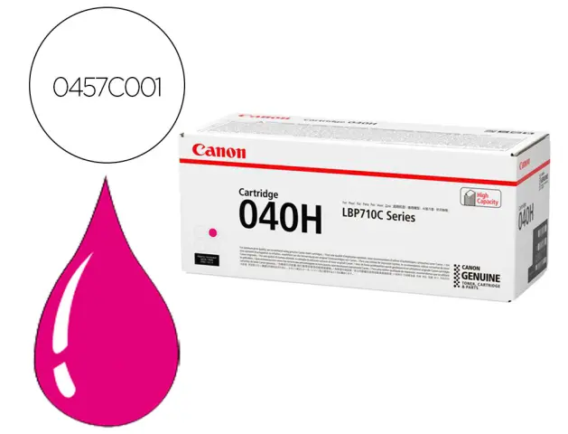 Imagen Toner canon 040hm alta capacidad lbp710 lbp712 magenta