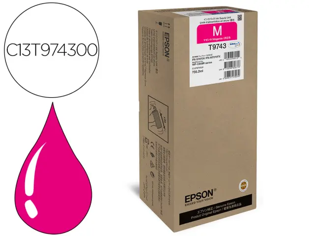 Imagen Ink-jet epson workforce pro wf-c869r magenta xxl ink supply unit