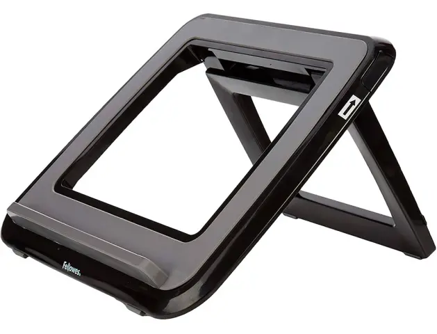 Imagen Soporte elevador fellowes i-spire para portatil hasta 17" ajustable 7 angulos diferentes negro 320x286x42 mm