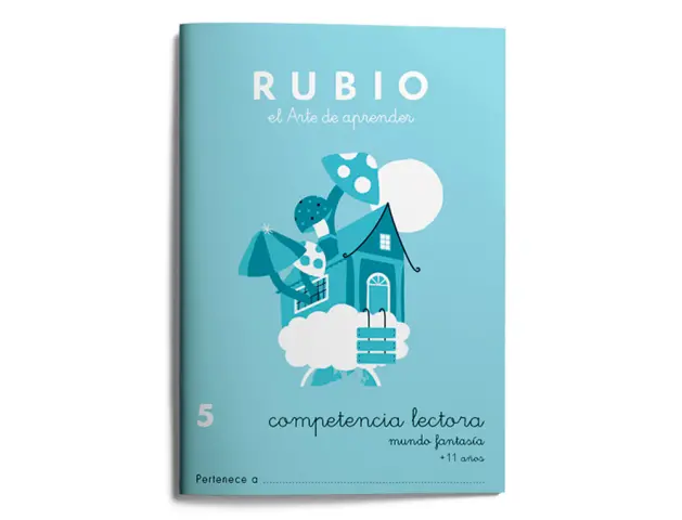 Imagen Cuaderno rubio competencia lectora 5 mundo fantasia