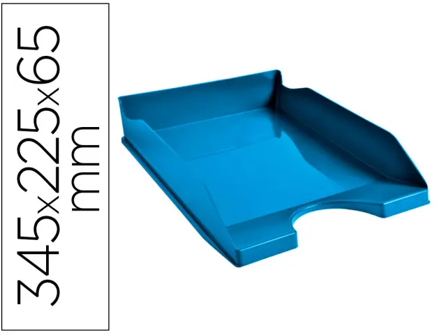 Imagen Bandeja sobremesa exacompta clean safe azul 345x255x65 mm