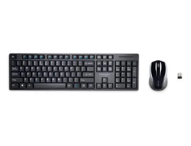 Imagen Set teclado y raton inalambrico pro fit qwerty negro