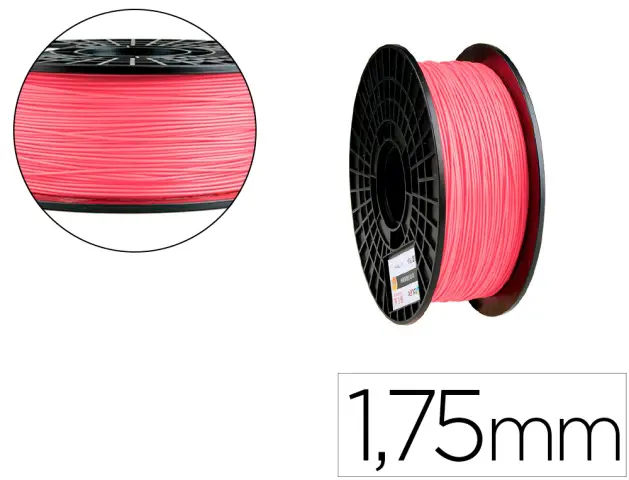 Imagen Filamento 3d colido pla termocromico 1,75 mm 1 kg rosa