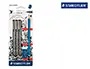 Imagen Rotulador staedtler calibrado micrometrico 308 negro blister de 3 und + goma lapiz y sacapuntas de regalo 2