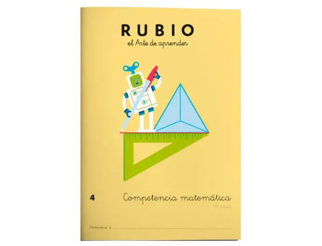 Imagen Cuaderno rubio competencia matematica 4