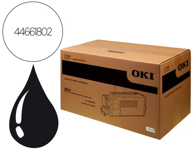 Imagen Toner oki laser serie b840 negro 20000 paginas