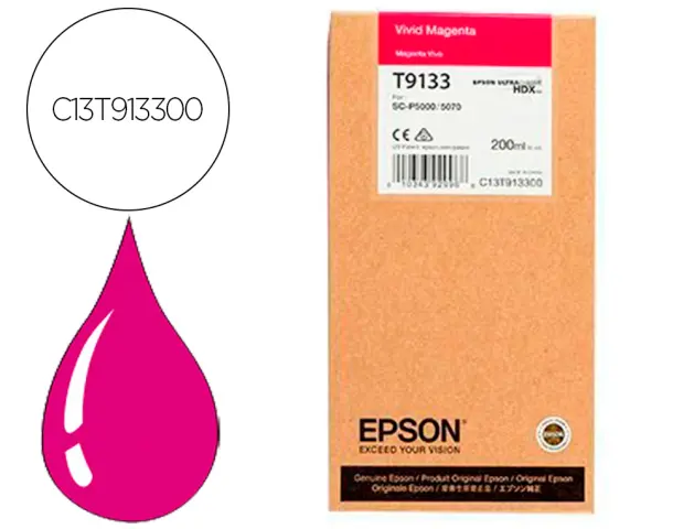 Imagen Ink-jet epson t9133 vivid magenta ink 200ml