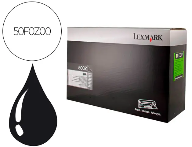 Imagen Tambor lexmark 50f0z00 negro 60000 paginas