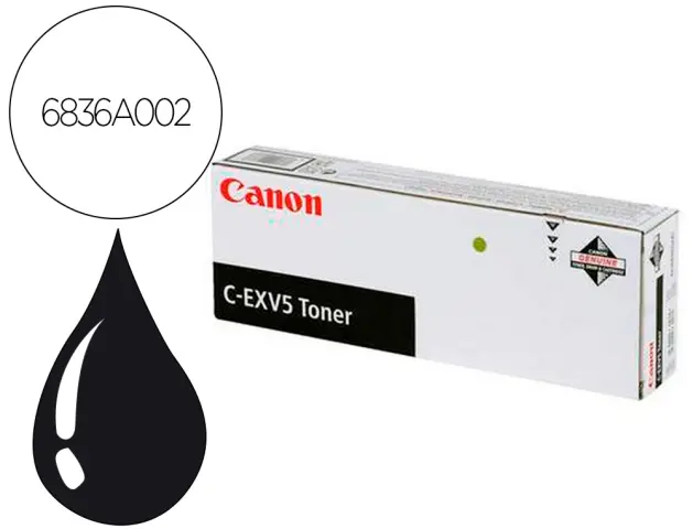 Imagen Toner canon exv5 ir1600 ir1610 ir1670 ir2000 negro