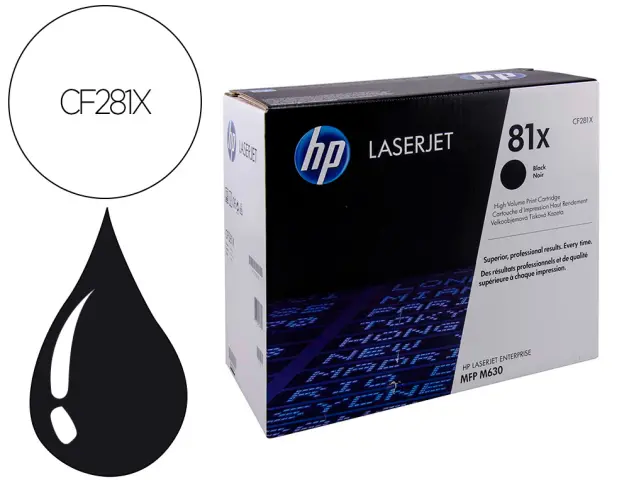 Imagen Toner hp cf281x negro /15.000 paginas/m605 m606 m630