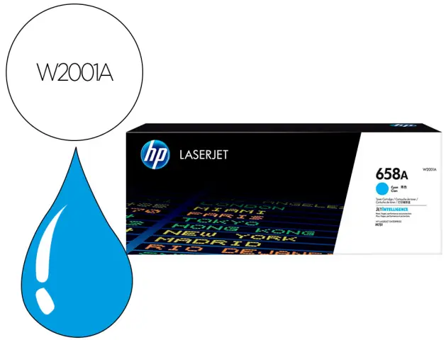 Imagen Toner hp enterprise m751toner cian 658a