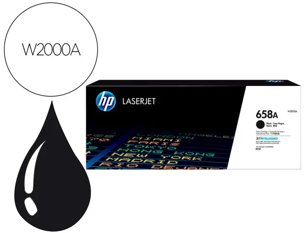 Imagen Toner hp enterprise m751negro 658a