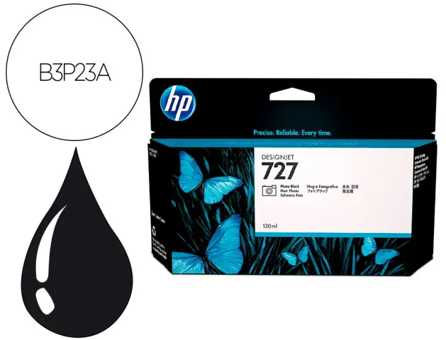 Imagen Ink-jet hp designjet t920/t1500 n 727 negro foto alta/1000 paginas