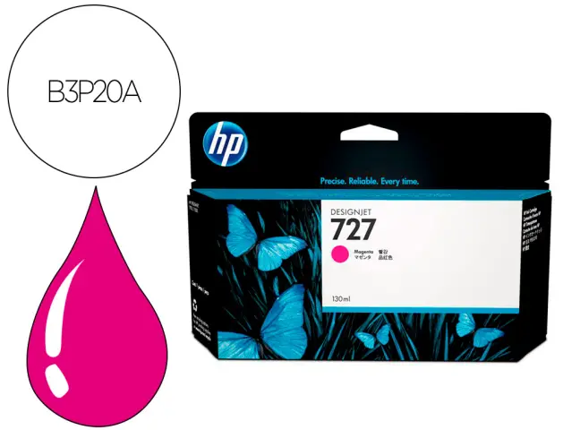 Imagen Ink-jet hp designjet t920/t1500 n 727 magenta alta/1000 paginas