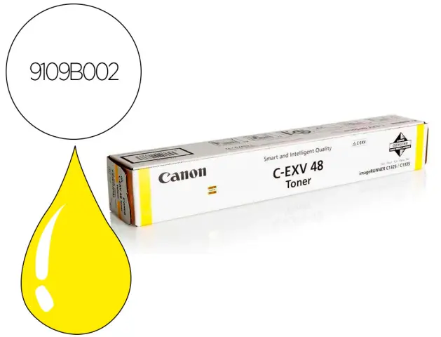 Imagen Toner canon exv48y ir advance c1325 c1335 amarillo