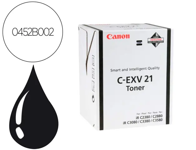 Imagen Toner canon exv21b irc2380 irc2880 negro