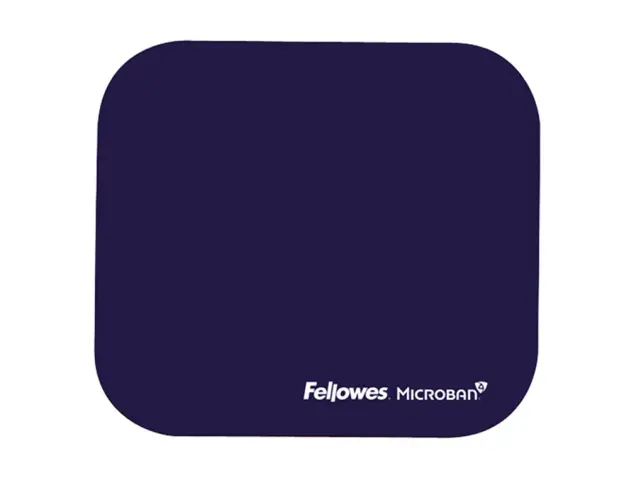 Imagen Alfombrilla para raton fellowes con proteccion microban color azul 226x192x3 mm