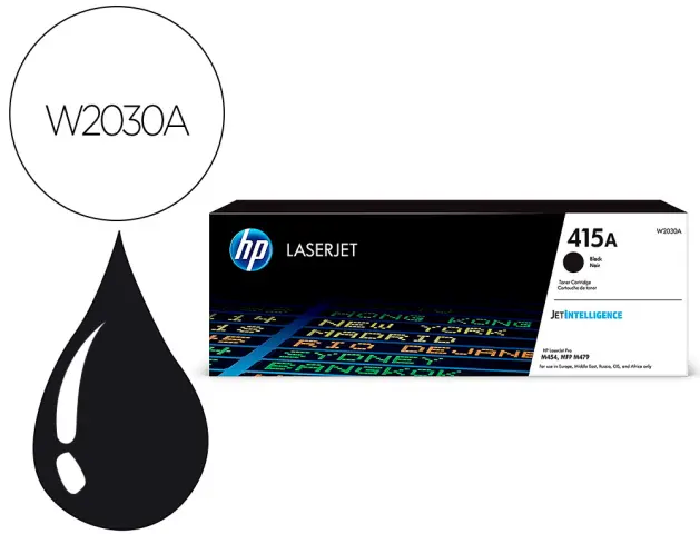Imagen Toner hp 415a para hp color laserjet pro m454 mfp m479 negro 2400p