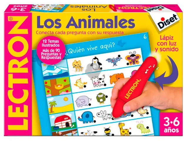 Imagen Juego diset didactico lectron lapiz los animales