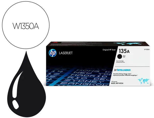 Imagen Toner hp 135a laserjet m209 / mfp m234 negro 1100 paginas