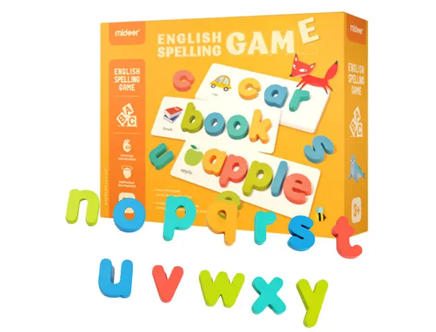 Imagen Juego didactico mideer emparejar letras en ingles