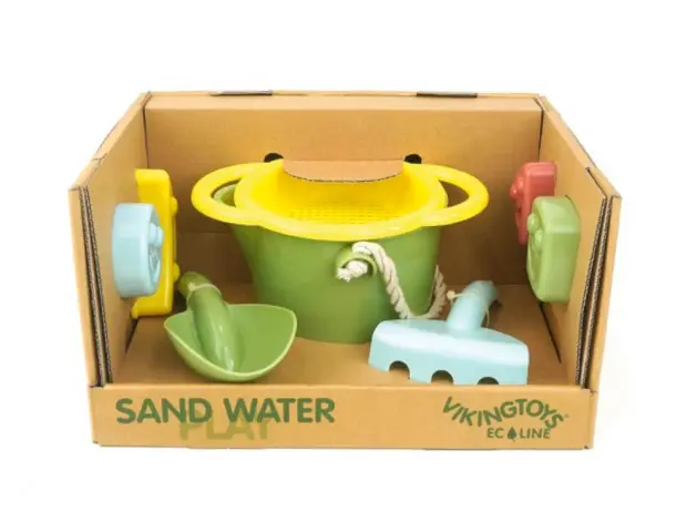Imagen Set de playa vikingtoys ecoline ecologico y reciclable 7 piezas
