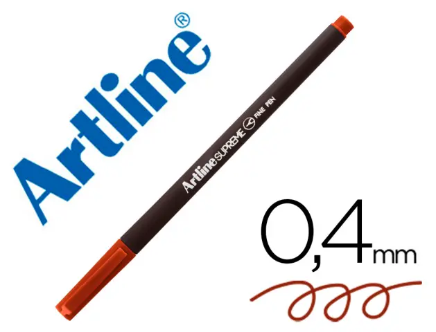 Imagen Rotulador artline supreme epfs200 fine liner punta de fibra marron 0,4 mm