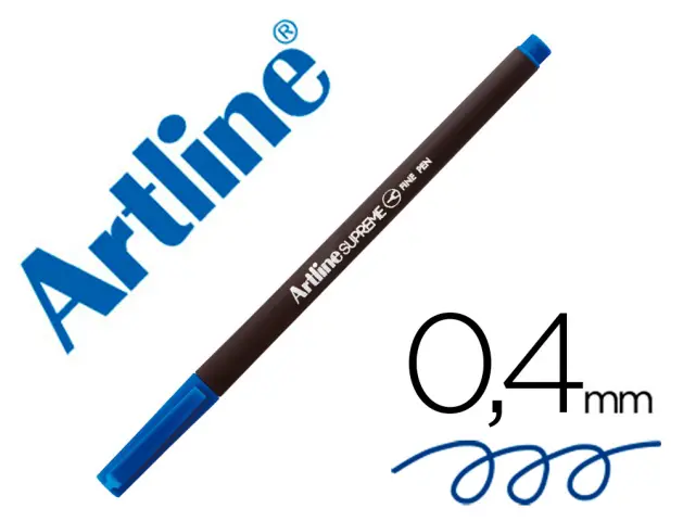 Imagen Rotulador artline supreme epfs200 fine liner punta de fibra azul 0,4 mm