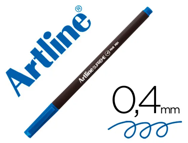 Imagen Rotulador artline supreme epfs200 fine liner punta de fibra azul ultramar 0,4 mm