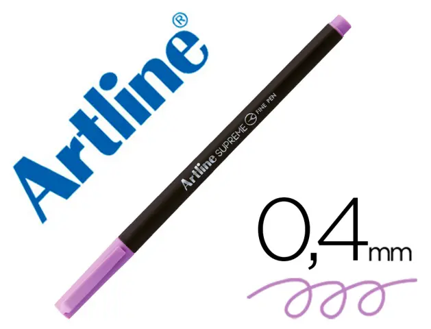 Imagen Rotulador artline supreme epfs200 fine liner punta de fibra purpura claro 0,4 mm