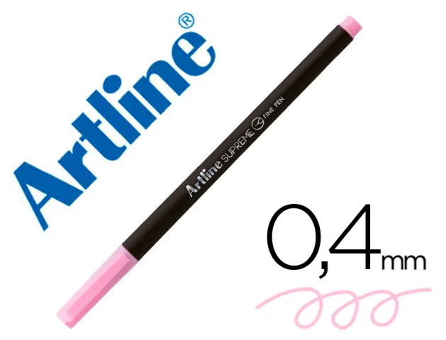 Imagen Rotulador artline supreme epfs200 fine liner punta de fibra rosa claro 0,4 mm