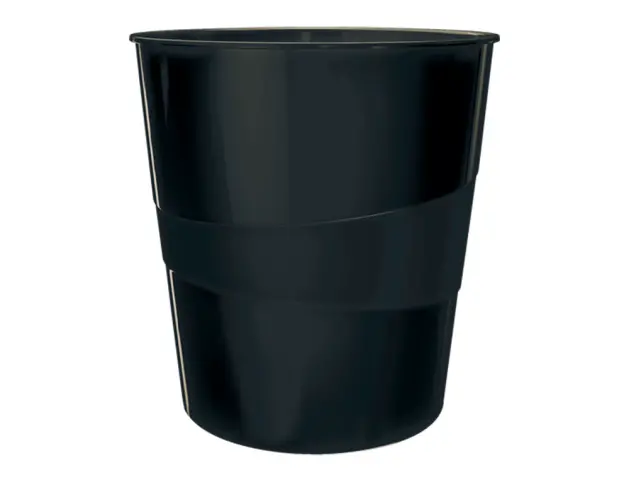 Imagen Papelera plastico leitz recycle color negro 15 litros