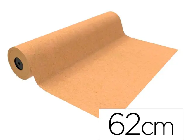 Imagen Papel de regalo basika kraft liso 80 mt bobina 62 cm